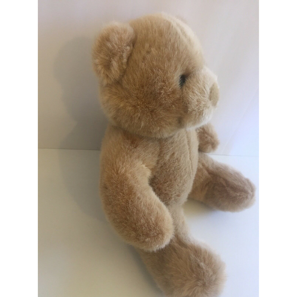 BAB Light Brown Basic Bear Talking Says 6 Phrases Stuffed Animal Plush 12” Soft - Picture 9 of 12